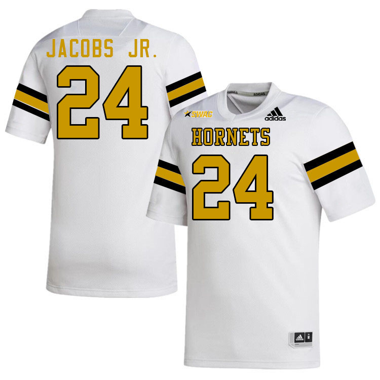Alabama State Hornets #24 Dwight Jacobs Jr. College Football Jerseys Stitched-White